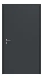 Hörmann Haustür ThermoCarbon 308 RAL 7016-RAL 7016 Frontansicht innen