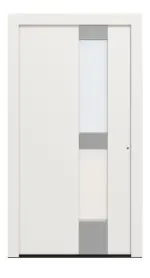 Hörmann Haustür ThermoCarbon 310 RAL 9016-RAL 9016 Frontansicht außen