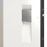 Hörmann Haustür ThermoCarbon 314 RAL 9016-RAL 9016 Detail Drücker