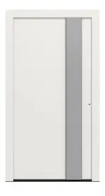 Hörmann Haustür ThermoCarbon 565 RAL 9016-RAL 9016 Frontansicht außen