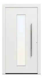 Hörmann Haustür ThermoCarbon 650 RAL 9016-RAL 9016 Frontansicht außen