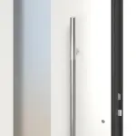 Hörmann Haustür ThermoCarbon 650 RAL 9016-RAL 9016 Detail Drücker