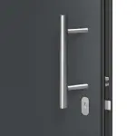 Hörmann Haustür Thermo65 010 RAL 7016-RAL 7016 Detail Drücker