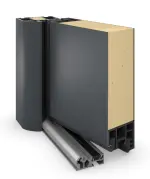 Hörmann Haustür Thermo65 010 RAL 7016-RAL 7016 Detail Querschnitt