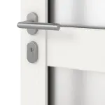 Kneer Haustür Alu AT72 EF 128 RAL 9016-RAL 9016 Detail Oberfläche