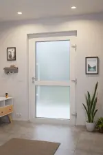 Kneer Haustür Kunststoff KF 404 S 128 RAL 9016-RAL 9016 Stilwelt innen