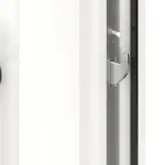 Kneer Haustür Kunststoff KF 404 S 128 RAL 9016-RAL 9016 Detail Schließer