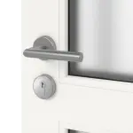 Kneer Haustür Kunststoff KF 404 S 128 RAL 9016-RAL 9016 Detail Oberfläche