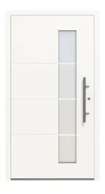 Splendoor Haustür COMFORT C1060 RAL 9016-RAL 9016 Frontansicht außen