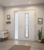 Hörmann Haustür Thermo46 700 mit Seitenteil RAL 9016-RAL 9016 Stilwelt innen