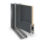 Meeth Haustür Signum PVC 60 RAL 7016-RAL 9016 Detail Querschnitt