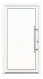 Meeth Haustür Signum PVC 60 RAL 9016-RAL 9016 Frontansicht außen