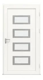 Meeth Haustür Signum PVC 92 RAL 9016-RAL 9016 Frontansicht innen