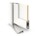 Meeth Haustür Signum PVC 92 RAL 9016-RAL 9016 Detail Querschnitt