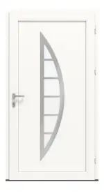 Meeth Haustür Signum Exklusiv PVC 28 RAL 9016-RAL 9016 Frontansicht innen