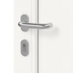 Meeth Haustür Signum Exklusiv PVC 28 RAL 9016-RAL 9016 Detail Oberfläche