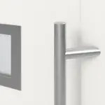 Meeth Haustür Signum Exklusiv PVC 84 RAL 9016-RAL 9016 Detail Drücker