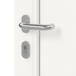 Meeth Haustür Signum Exklusiv PVC 84 RAL 9016-RAL 9016 Detail Oberfläche