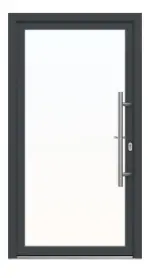 Meeth Haustür Signum Alu 60 RAL 7016-RAL 7016 Frontansicht außen