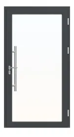 Meeth Haustür Signum Alu 60 RAL 7016-RAL 7016 Frontansicht innen