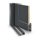 Meeth Haustür Signum Alu 60 RAL 7016-RAL 7016 Detail Querschnitt