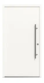 Interio Energiespar-Haustür Stahl-Alu Motiv B05 RAL 9016-RAL 9016 Frontansicht außen