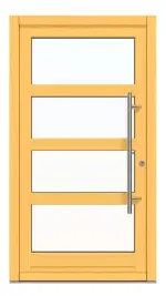 Kneer Haustür Holz 343 Kiefer LAS-12-09-Kiefer LAS-12-09 Frontansicht außen