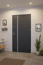 Haustür System S68 2ZA Hebe RAL 7016-RAL 7016 Stilwelt innen