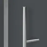 Haustür System S68 2ZA Hebe RAL 7016-RAL 7016 Detail Drücker