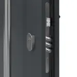 Haustür System S68 2ZA Hebe RAL 7016-RAL 7016 Detail Schließer