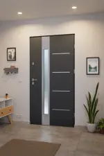 Haustür System S68 2ZA Luna RAL 7016-RAL 7016 Stilwelt innen