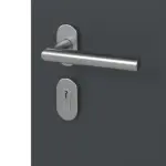 Haustür System S68 2ZA Luna RAL 7016-RAL 7016 Detail Oberfläche