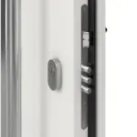 Haustür System S68 2ZA Juventus RAL 9016-RAL 9016 Detail Schließer