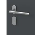 Haustür System S68 2ZA Juventus RAL 7016-RAL 7016 Detail Oberfläche