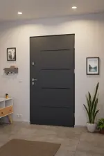 Haustür System S68 2ZA Tytan RAL 7016-RAL 7016 Stilwelt innen