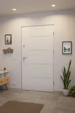 Haustür System S68 2ZA Tytan RAL 9016-RAL 9016 Stilwelt innen