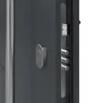 Haustür System S68 2ZA Tytan RAL 7016-RAL 7016 Detail Schließer