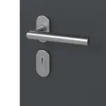 Haustür System S68 2ZA Tytan RAL 7016-RAL 7016 Detail Oberfläche