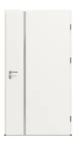 Haustür System S68 ZL ARCTIC Hebe RAL 9016-RAL 9016 Frontansicht innen