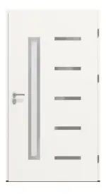 Haustür System S68 ZL ARCTIC Juventus RAL 9016-RAL 9016 Frontansicht innen