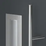 Haustür System S68 ZL ARCTIC Juventus RAL 7016-RAL 7016 Detail Drücker