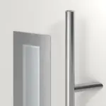 Haustür System S68 ZL ARCTIC Juventus RAL 9016-RAL 9016 Detail Drücker