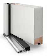 Haustür System S68 ZL ARCTIC Juventus RAL 9016-RAL 9016 Detail Querschnitt