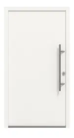 Haustür Smart AL-101 RAL 9016-RAL 9016 Frontansicht außen