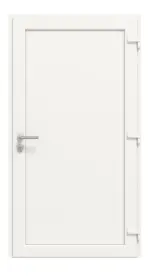 Haustür Smart AL-101 RAL 9016-RAL 9016 Frontansicht innen