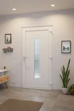 Haustür Smart AL-608 RAL 9016-RAL 9016 Stilwelt innen