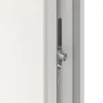 Detail Schließer von von Kunststoff Nebeneingangstür Comfort F002 in RAL 9016