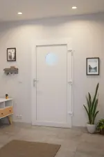 Haustür Kunststoff Premium F011 RAL 9016-RAL 9016 Stilwelt innen