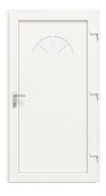 Haustür Kunststoff Premium F021 RAL 7016-RAL 9016 Frontansicht innen