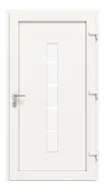 Haustür Kunststoff Premium F036 RAL 7016-RAL 9016 Frontansicht innen